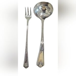 Vintage 2 Simeon L. & George H Rogers Apollo 1929 Servers Small Ladle & Fork